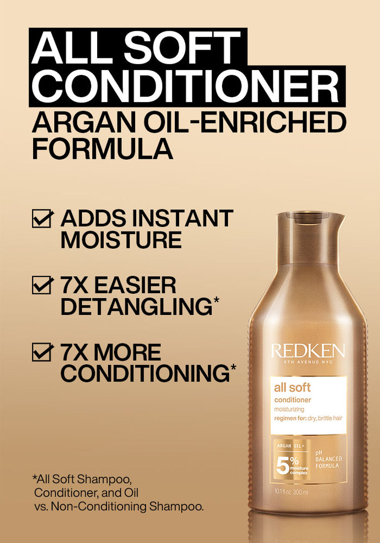 All Soft™ Conditioner with Argan Oil for Dry Hair